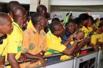 CAN 2013 : Les Eperviers du Togo chaleureusement accueillis à  JoÂ’Burg